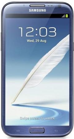 Смартфон Samsung Galaxy Note 2 GT-N7100 Blue - Протвино