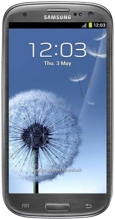 Смартфон Samsung Galaxy S3 GT-I9300 16Gb Titanium grey - Протвино